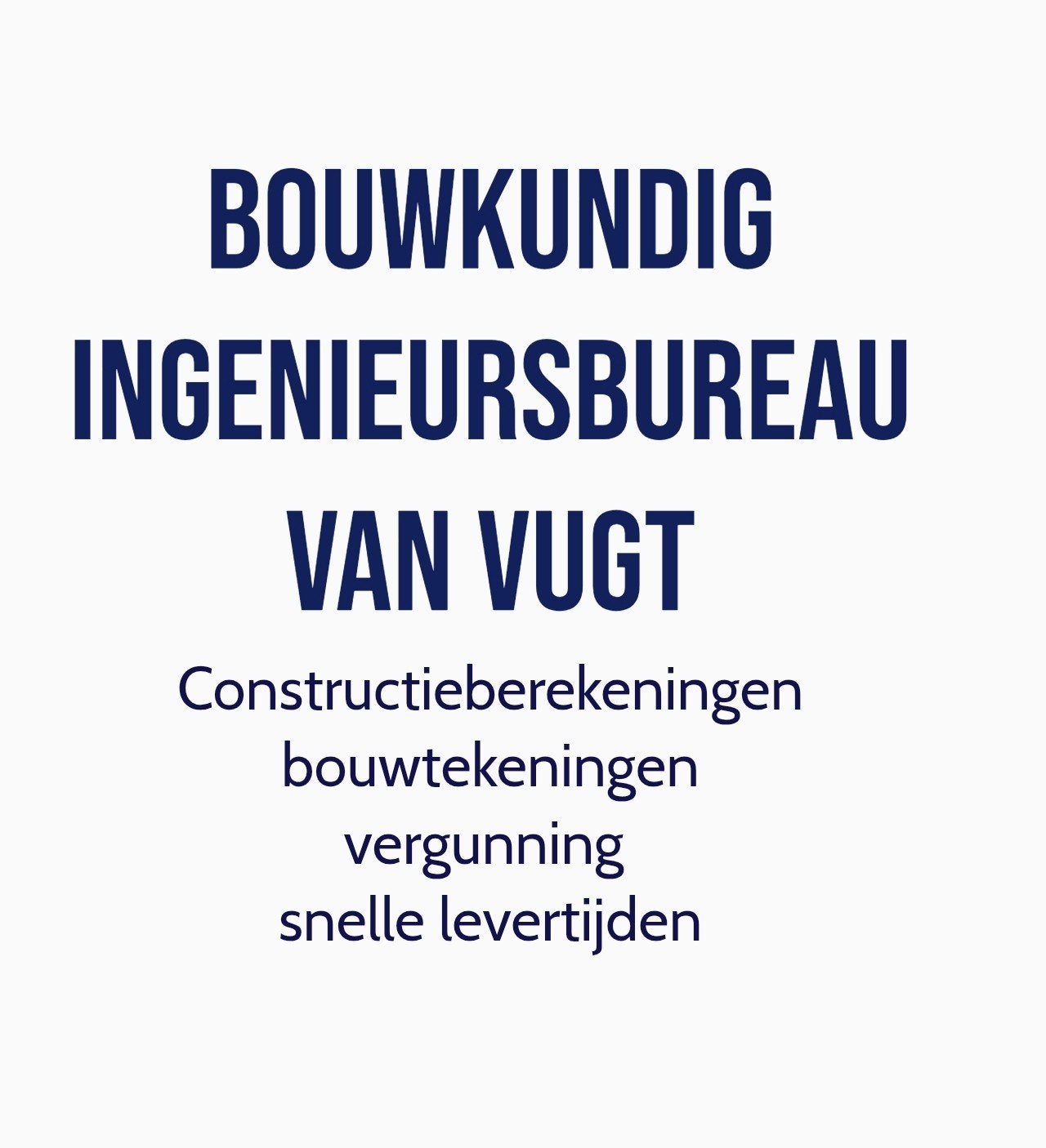 constructeur - constructie berekening nodig?, Bouwkundig advies