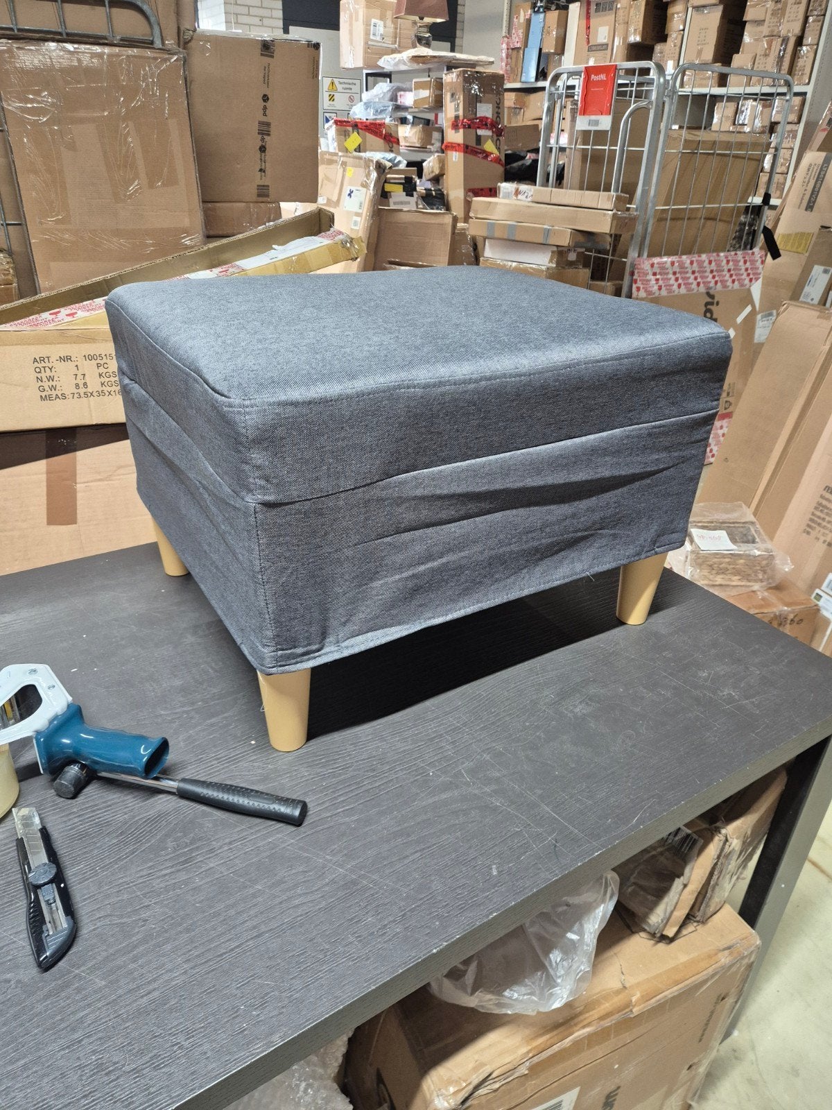 hocker nieuw, Ophalen, Nieuw, 50 tot 75 cm, Vierkant