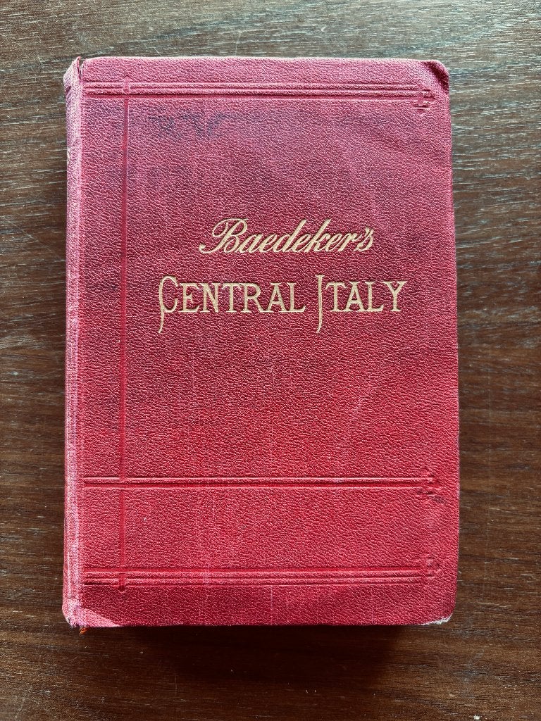 Baedeker's Central Italy and Rome (1904) - met kaarten, Antiek en Kunst, Ophalen of Verzenden