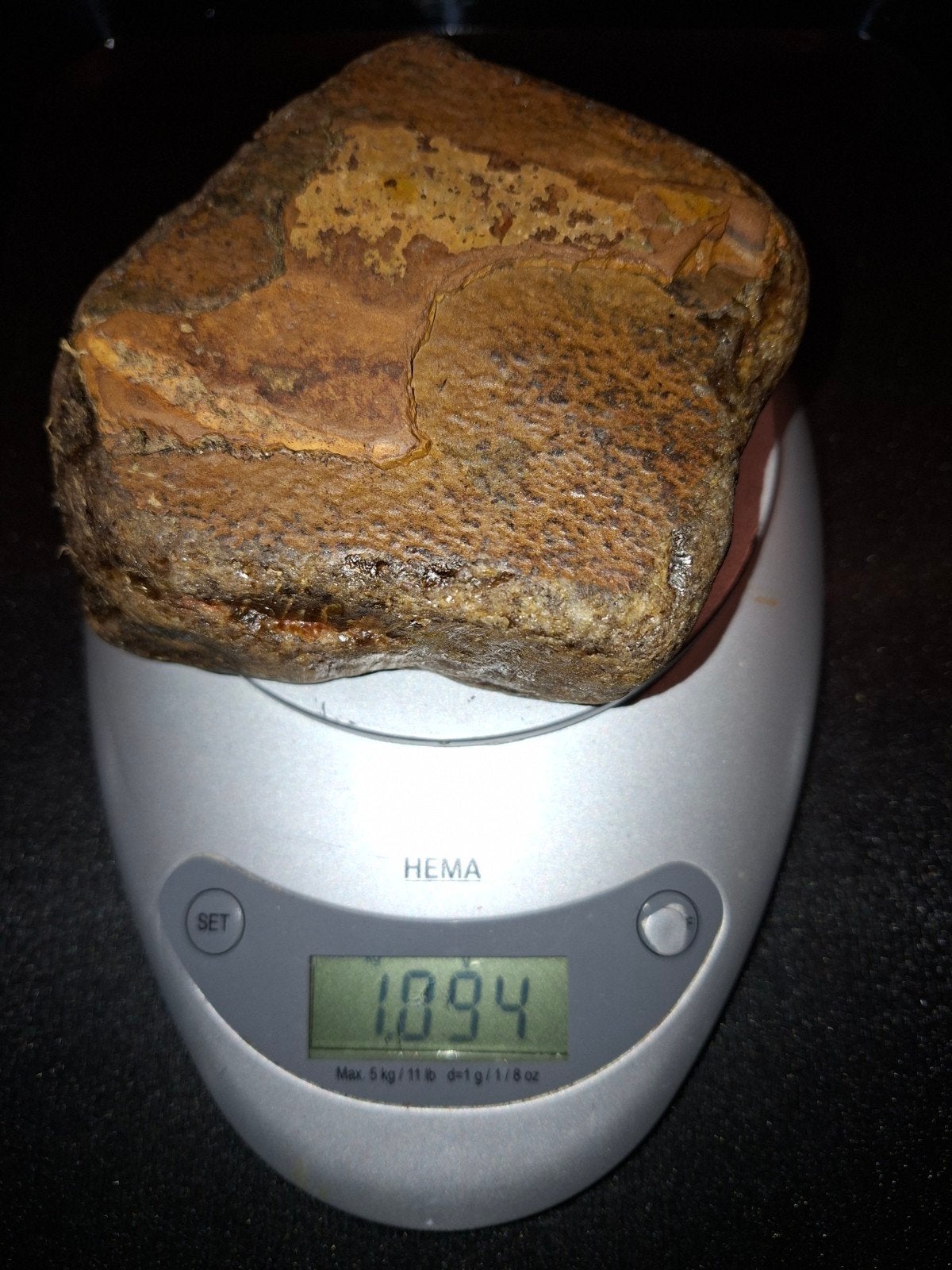 Grote ruwe Tijgeroog steen - 1.094 kg, Sieraden, Tassen en Uiterlijk, Edelstenen, Ophalen of Verzenden