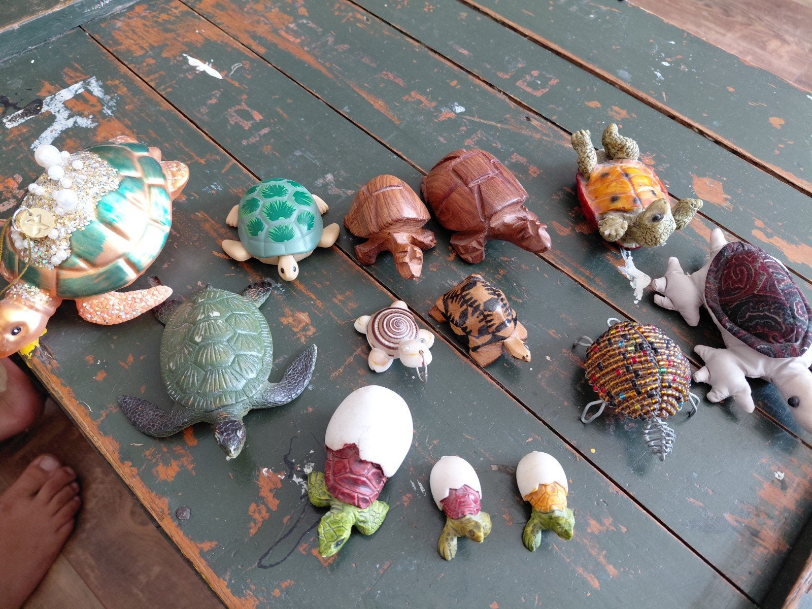 Diverse Schildpadden Decoratie Collectie - Beeldjes & Meer, Verzamelen, Dierenverzamelingen, Ophalen of Verzenden, Gebruikt, Reptiel of Amfibie