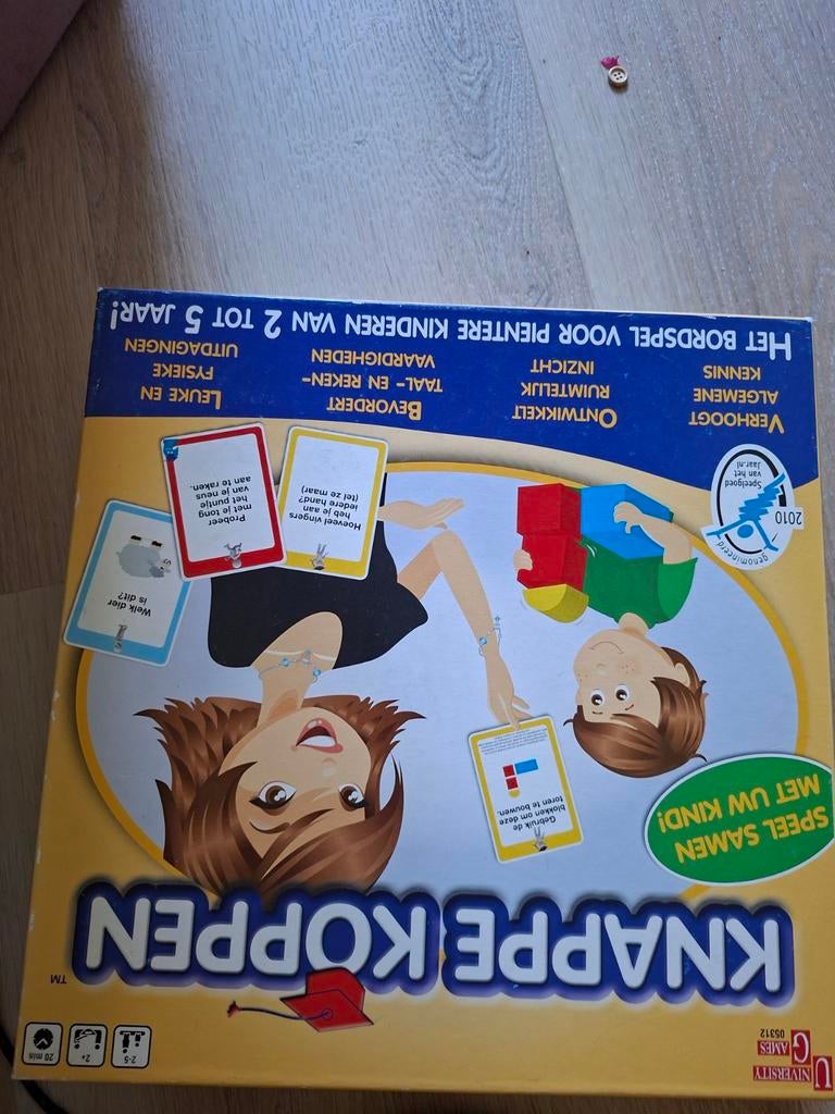 Knappe Koppen: Educatief Bordspel 2-5 Jaar, Een of twee spelers, Ophalen of Verzenden, Gebruikt, University Games