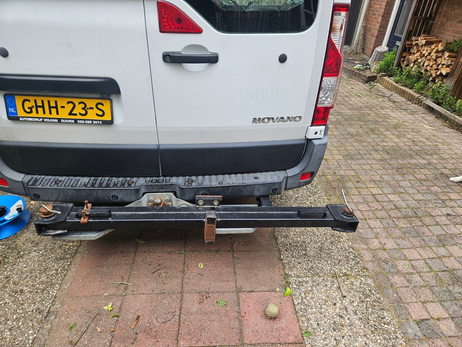 Zwingarm/draaibare fiets/motor drager, Ophalen