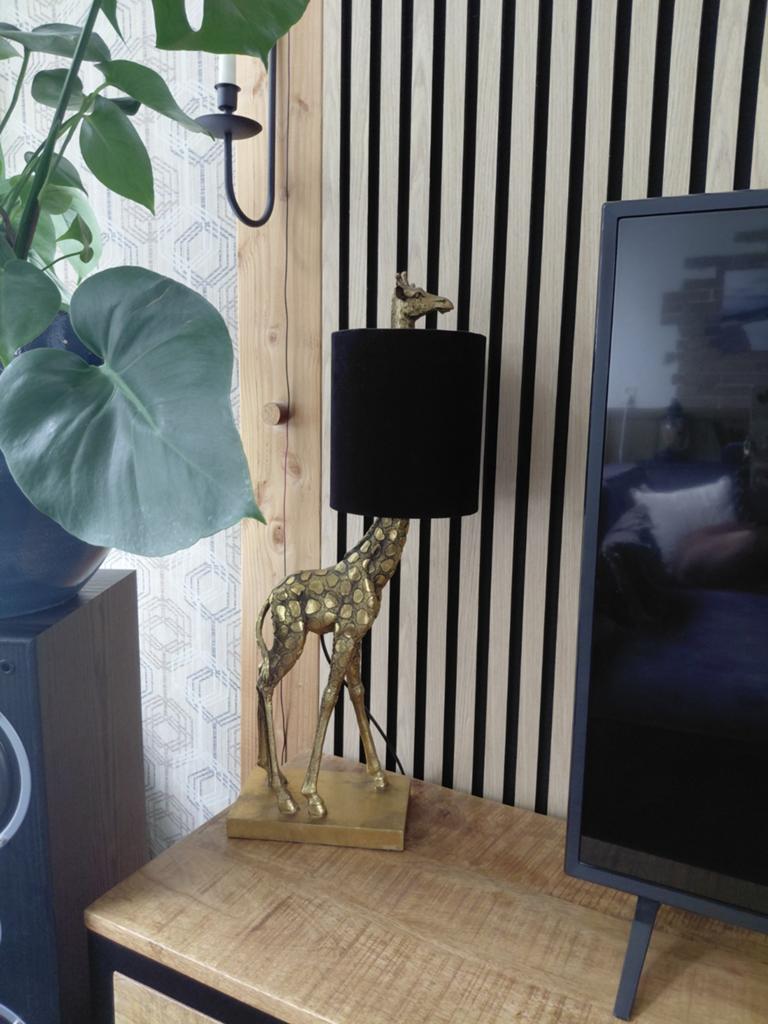 Giraf tafellamp met lampenkap, Ophalen, Minder dan 50 cm