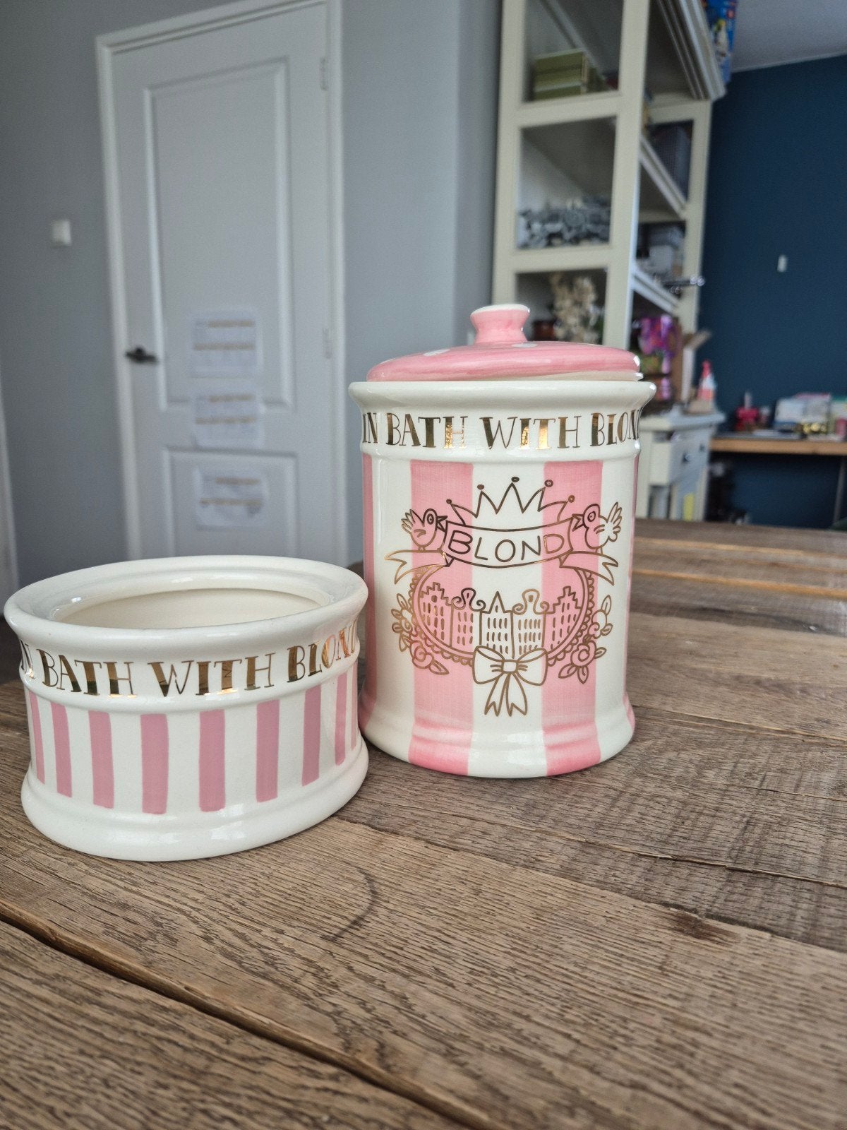 Blond Amsterdam voorraadpotten - Bath with Blond, Huis en Inrichting, Ophalen, Gebruikt, Keramiek, Overige typen
