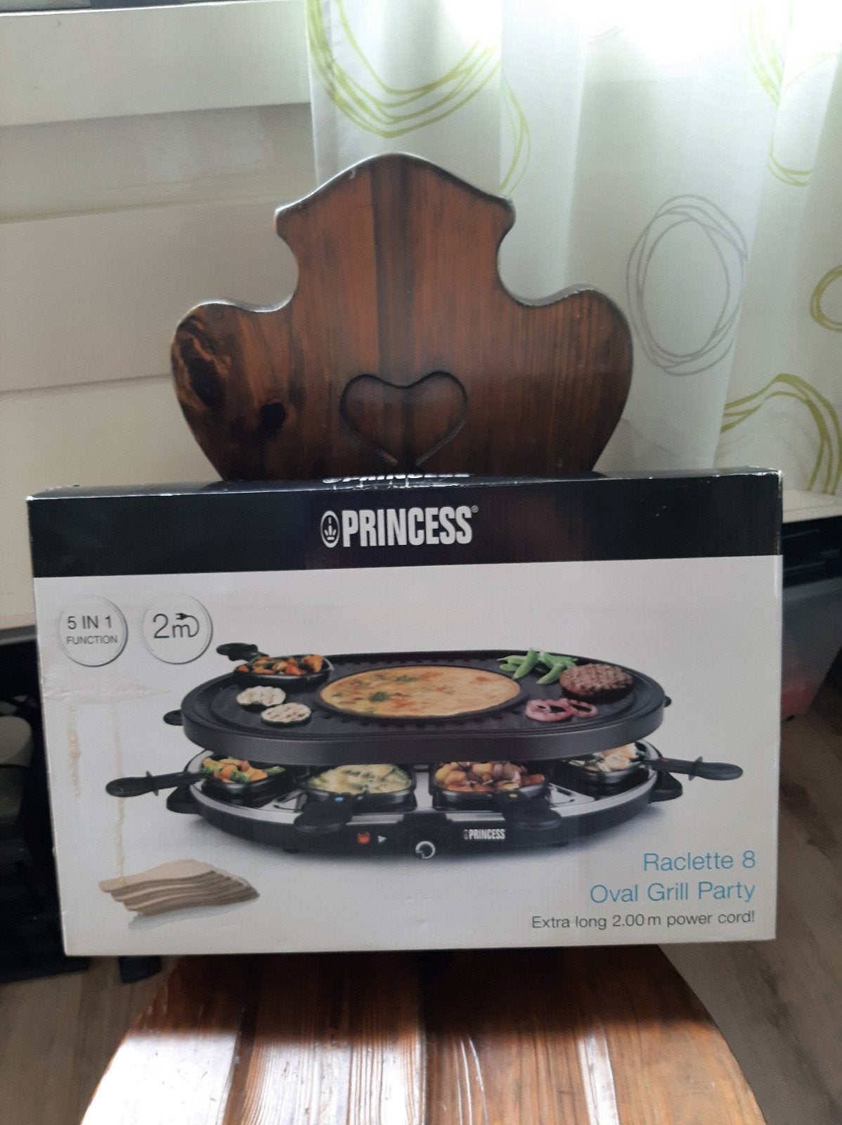 Princess Raclette 8 Oval Grill Party - Nieuw in Doos, Ophalen of Verzenden, Nieuw, 4 t/m 7 personen