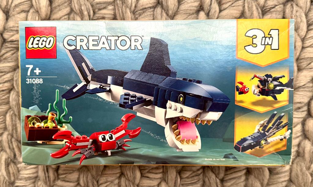 Lego 31088 : Diepzeewezens (Creator 3-in-1), Ophalen, Nieuw, Complete set, Lego