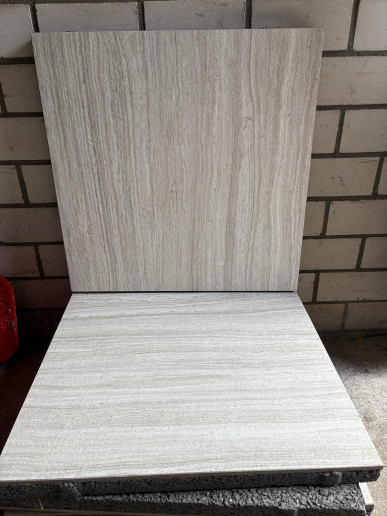 Geoceramica 60x60x4 Filo Beige terrastegels, Ophalen, 60 cm of meer, Keramiek, Nieuw