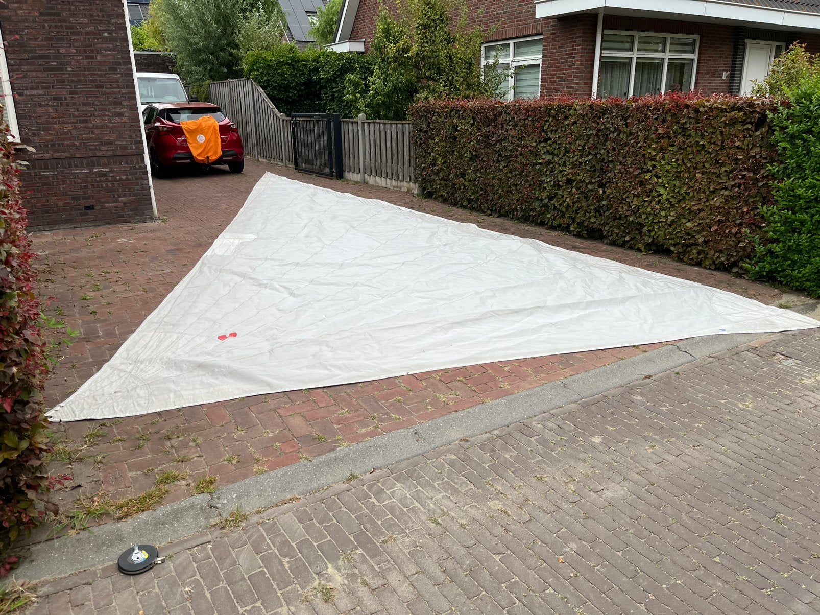 Rolfok pees 4 mm, Watersport en Boten, 6 meter of meer, Gebruikt, 15 tot 30 m², Ophalen of Verzenden