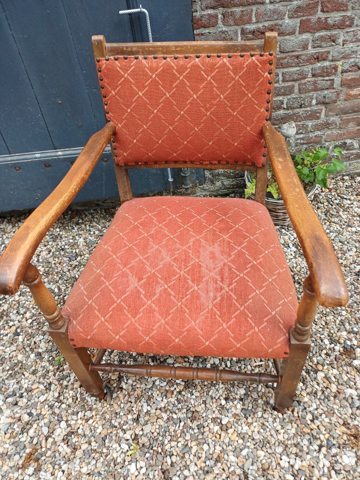 Vintage Damesstoeltje - Opknapper, Antiek en Kunst, Antiek | Meubels | Stoelen en Banken, Ophalen