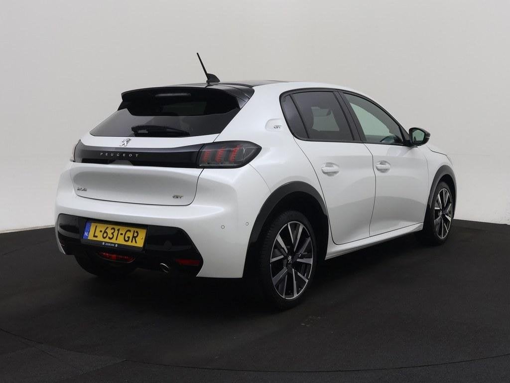 Peugeot 208 1.2T 100pk GT Pano/Nav/Camera/Ecc/H.Leder/Keyles, Voorwielaandrijving, 101 pk, Gebruikt, Euro 6