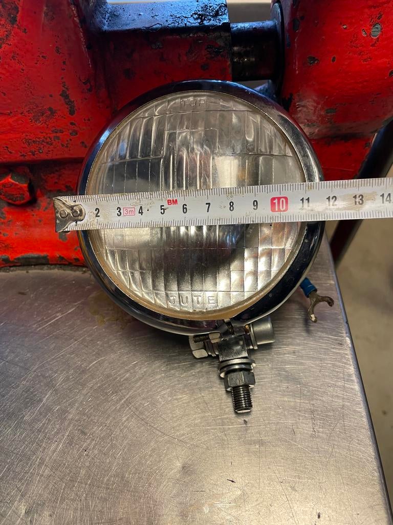 Schopper Koplamp 120mm - Oldtimer motor/ brommer., Ophalen of Verzenden, Gebruikt