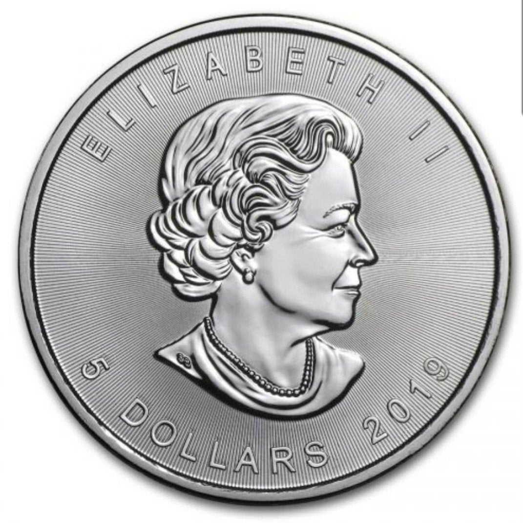 25x Maple Leaf Zilveren Munt 2019, Ophalen, Overige landen, Losse munt, Zilver