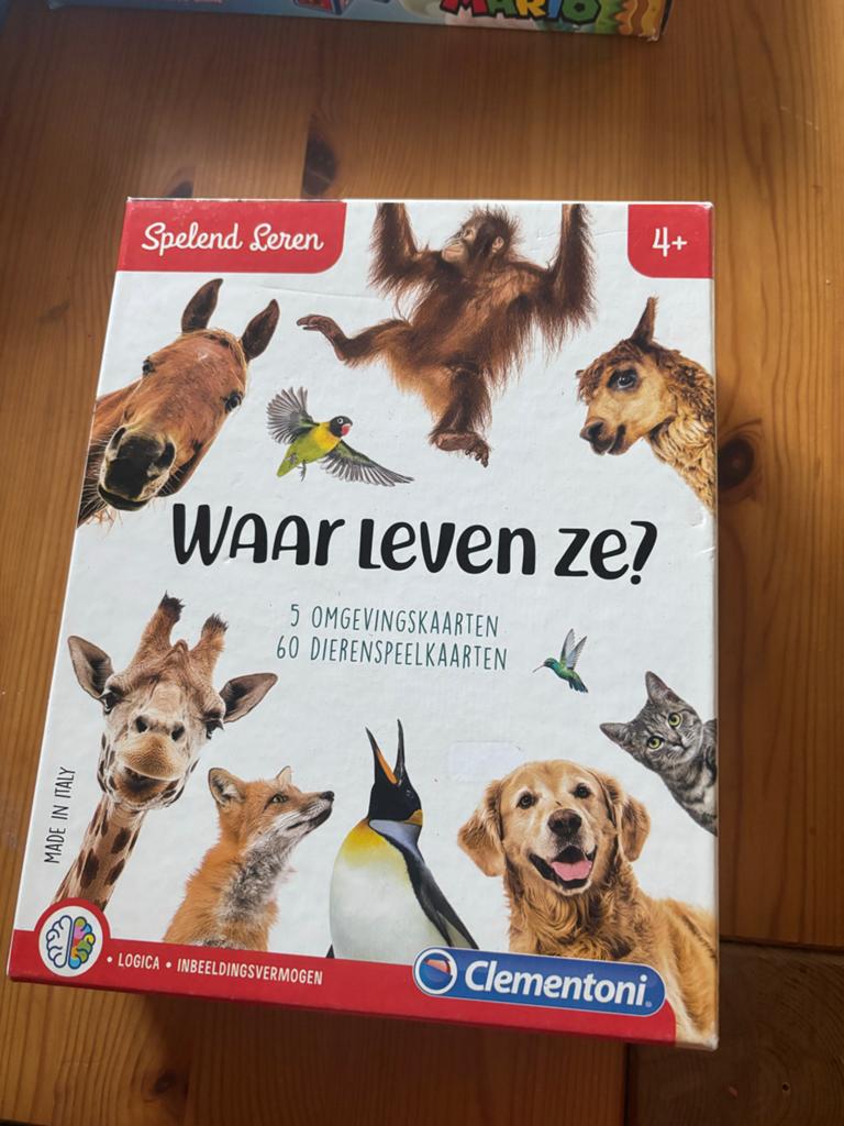 Clementoni Dierenbingo: Waar leven ze? (4+ jaar), Ophalen, Gebruikt, Overige typen