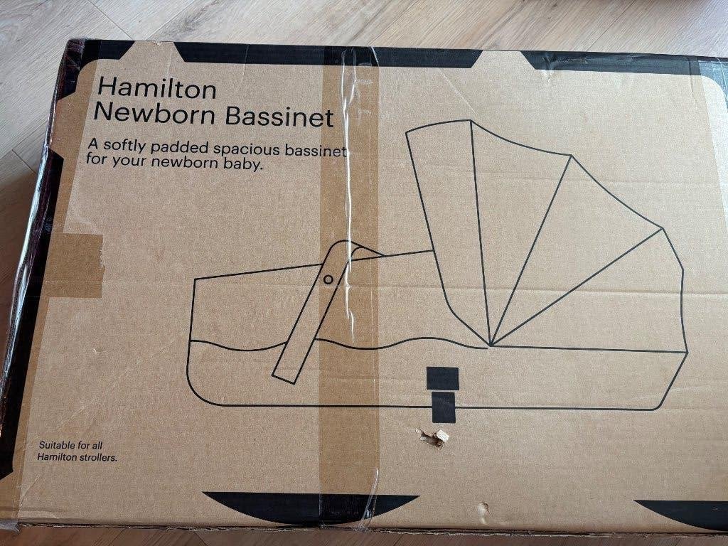 Hamilton bassinet wieg, nieuw in doos, Nieuw, Met reiswieg, Ophalen, Kinderwagen