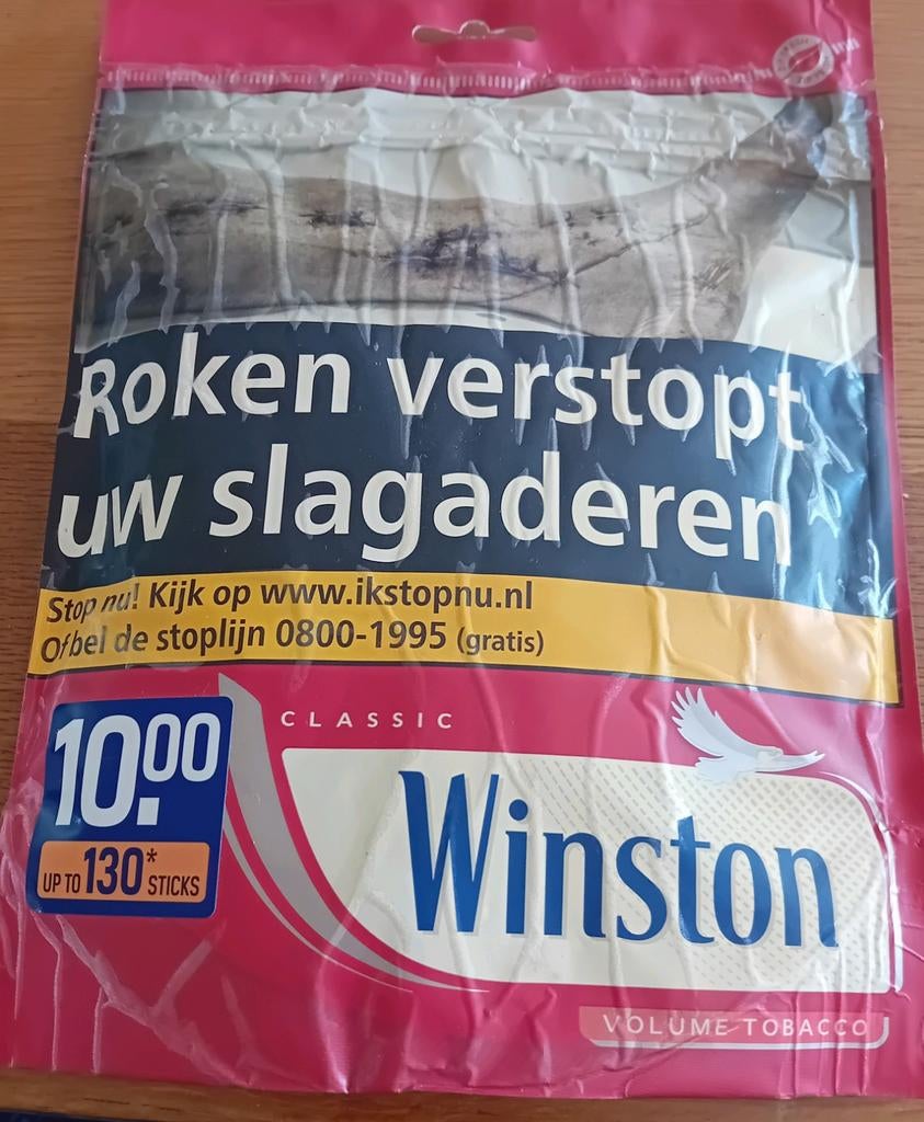 Winston Classic Volume Tobacco - Ongeopend Pakje 58 gram, Verzamelen, Rookartikelen, Aanstekers en Luciferdoosjes, Ophalen of Verzenden