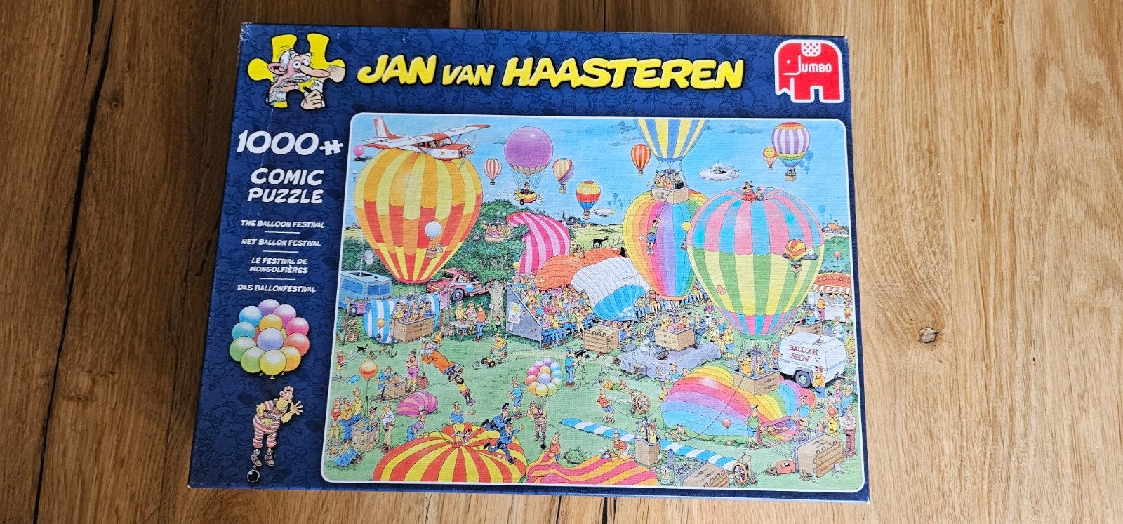 jan van Haasteren - Het Ballon Festival -, Ophalen of Verzenden, 500 t/m 1500 stukjes, Zo goed als nieuw, Legpuzzel