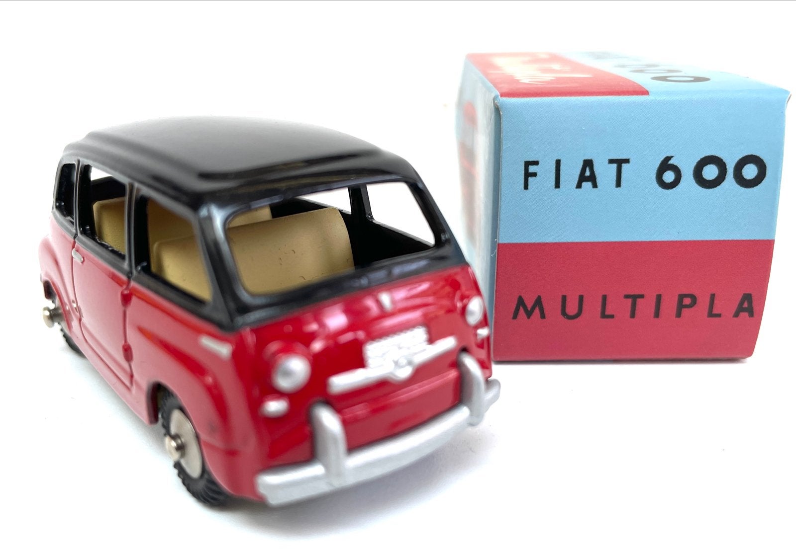 Mercury Fiat 600 Multipla Diecast Model Auto - Rood, Ophalen of Verzenden, Zo goed als nieuw, Auto, Corgi