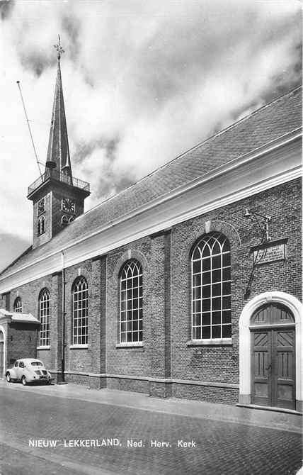 301-334-033 Nieuw-Lekkerland Kerk, Verzenden, Voor 1920, Zuid-Holland