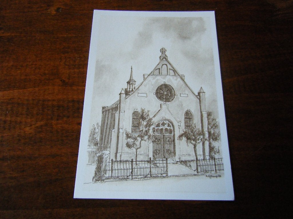 Q3 - Texel - Oosterend - Kerk - Mooi, Ophalen of Verzenden, Waddeneilanden