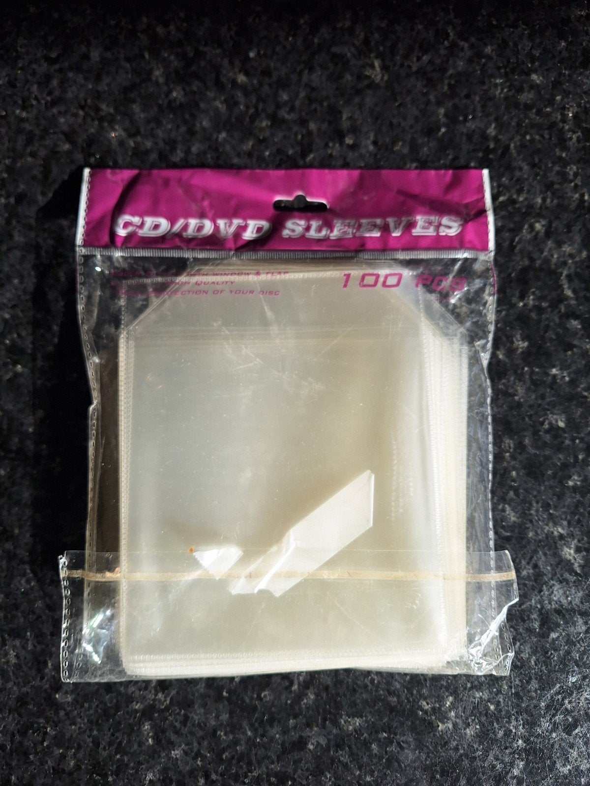 100 CD/DVD hoesjes - Nieuw in verpakking, Ophalen of Verzenden, Nieuw in verpakking