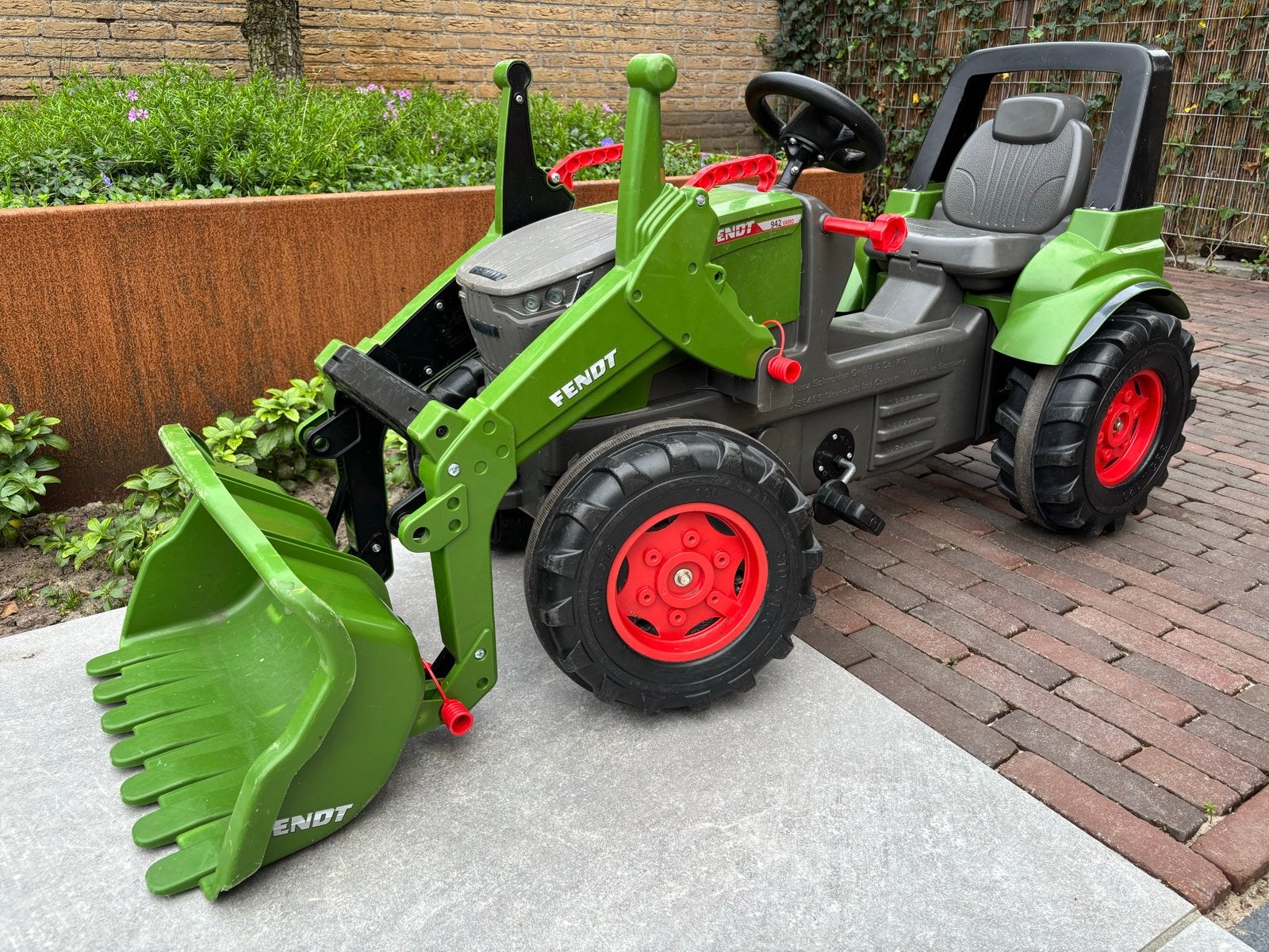 Rolly Toys Fendt 942 Vario traptrekker met voorlader, Ophalen, Zo goed als nieuw