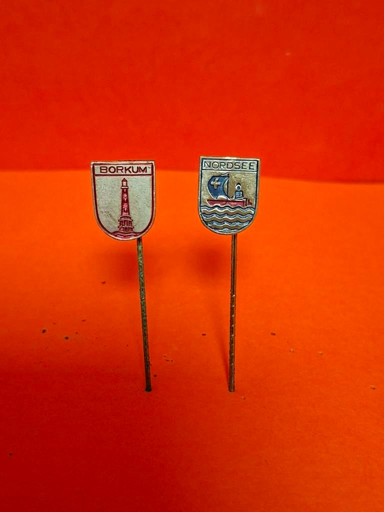 NORDSEE en BORKUM, Verzamelen, Speldjes, Pins en Buttons, Ophalen of Verzenden, Gebruikt