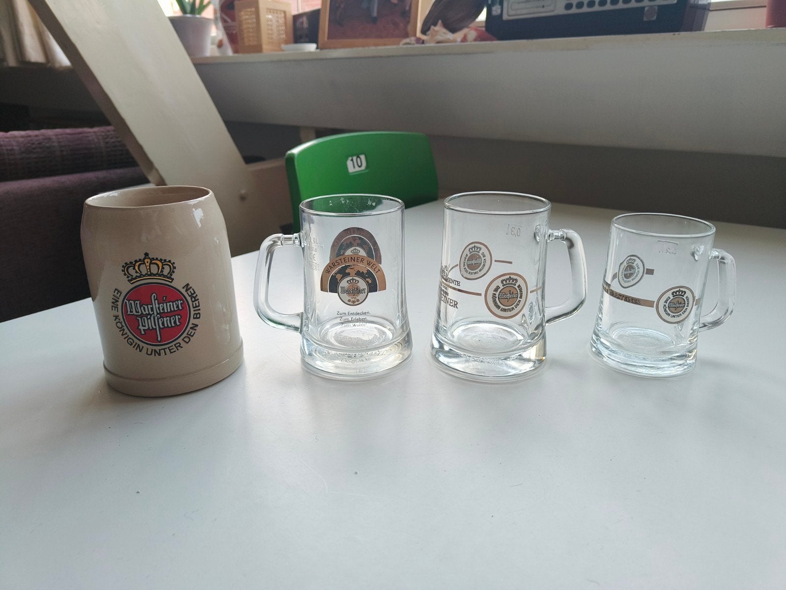 Grote Warsteiner verzameling: glazen, kleding en meer!, Ophalen, Gebruikt