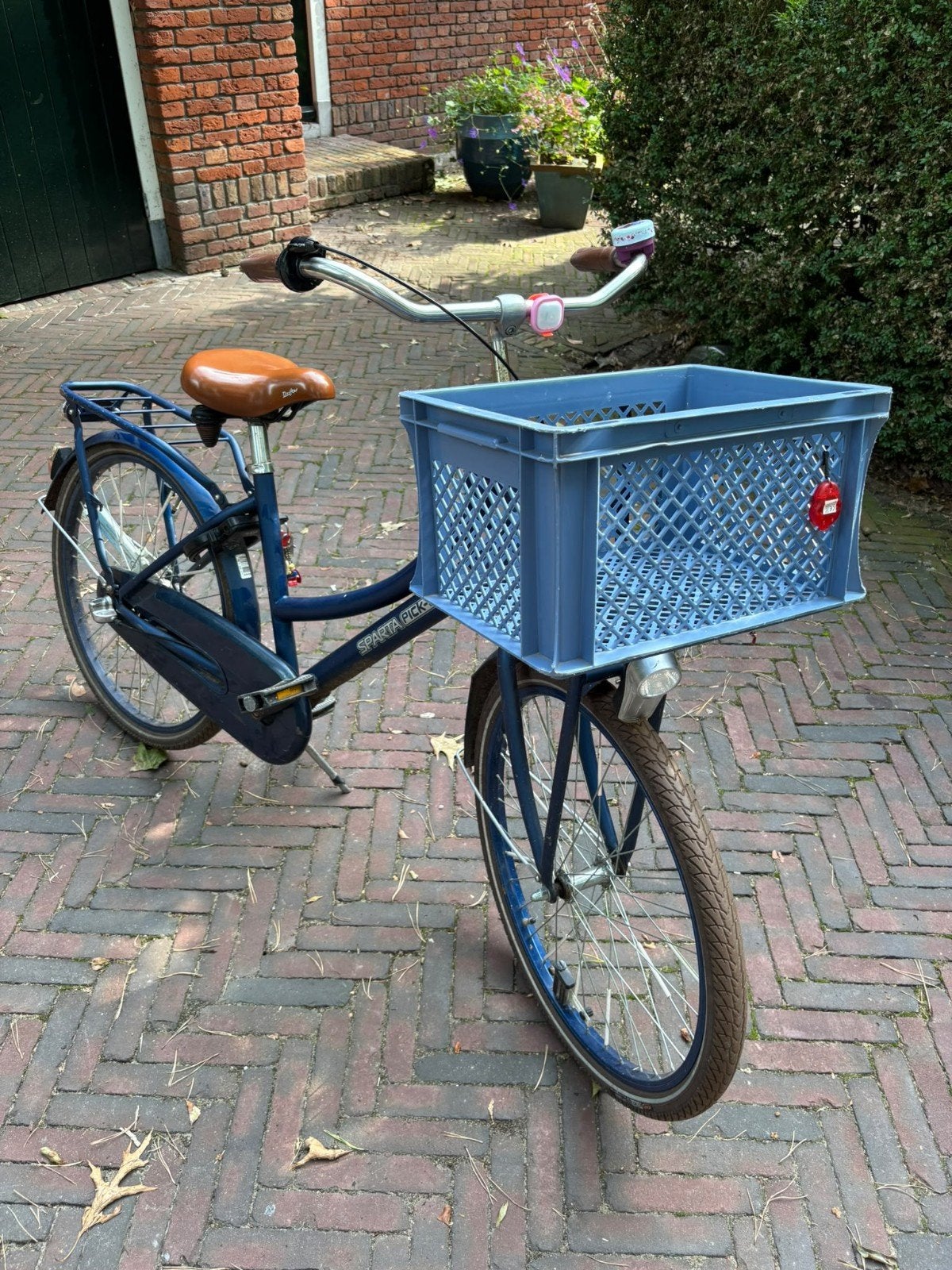 Sparta Pick-Up kinderfiets 24"  met voordrager/krat, Ophalen, Sparta, Gebruikt, Terugtraprem