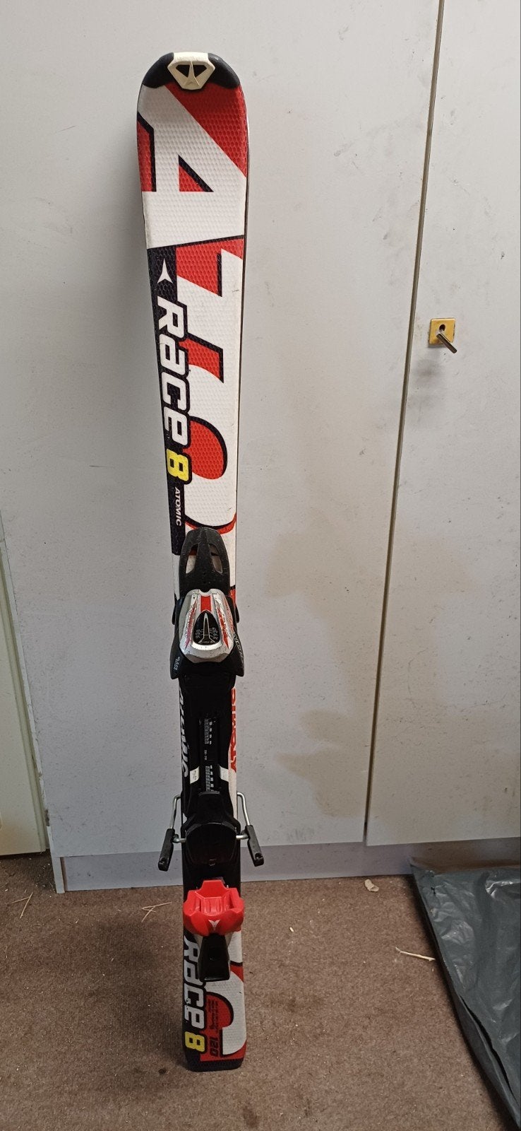 Atomic Race 8 ski's 1.20m met verstelbare bindingen, Ophalen, Gebruikt, 100 tot 140 cm, Carve