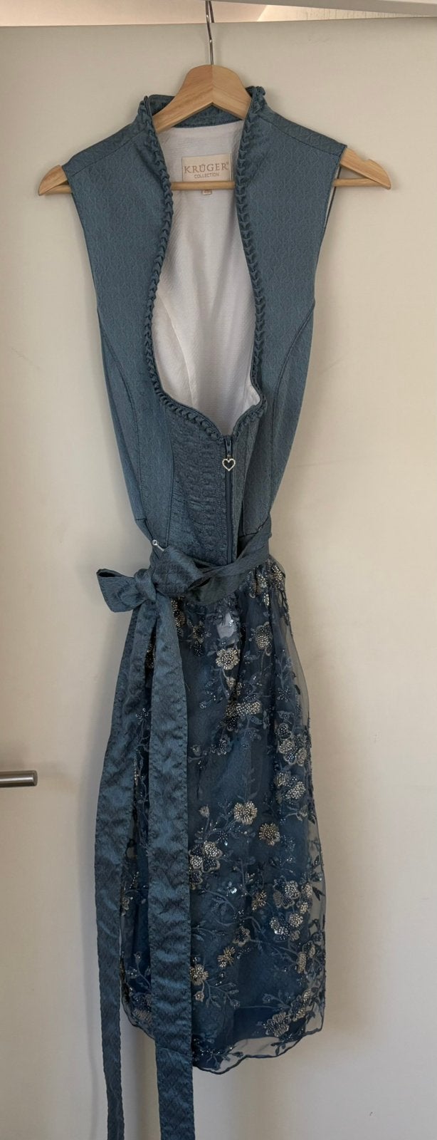 Dirndl Kruger maat 48, Kleding | Dames, Blauw, Maat 46/48 (XL) of groter, Ophalen of Verzenden, Zo goed als nieuw