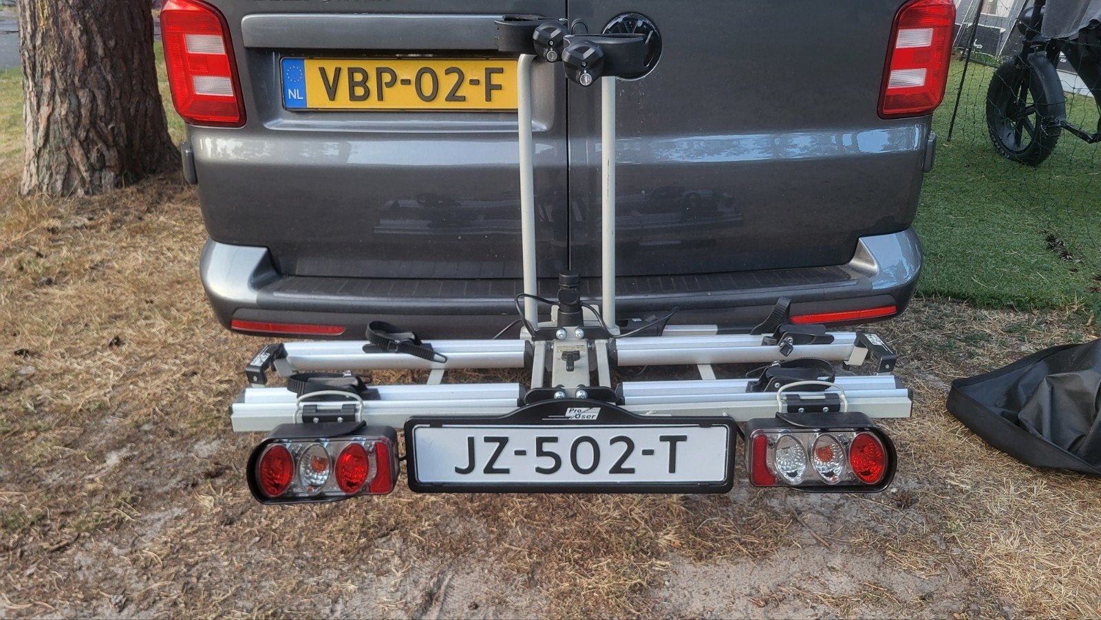Pro-User Diamant fietsendrager voor 2 elektrische fietsen, Auto diversen, Ophalen, 2 fietsen, Gebruikt, Trekhaakdrager