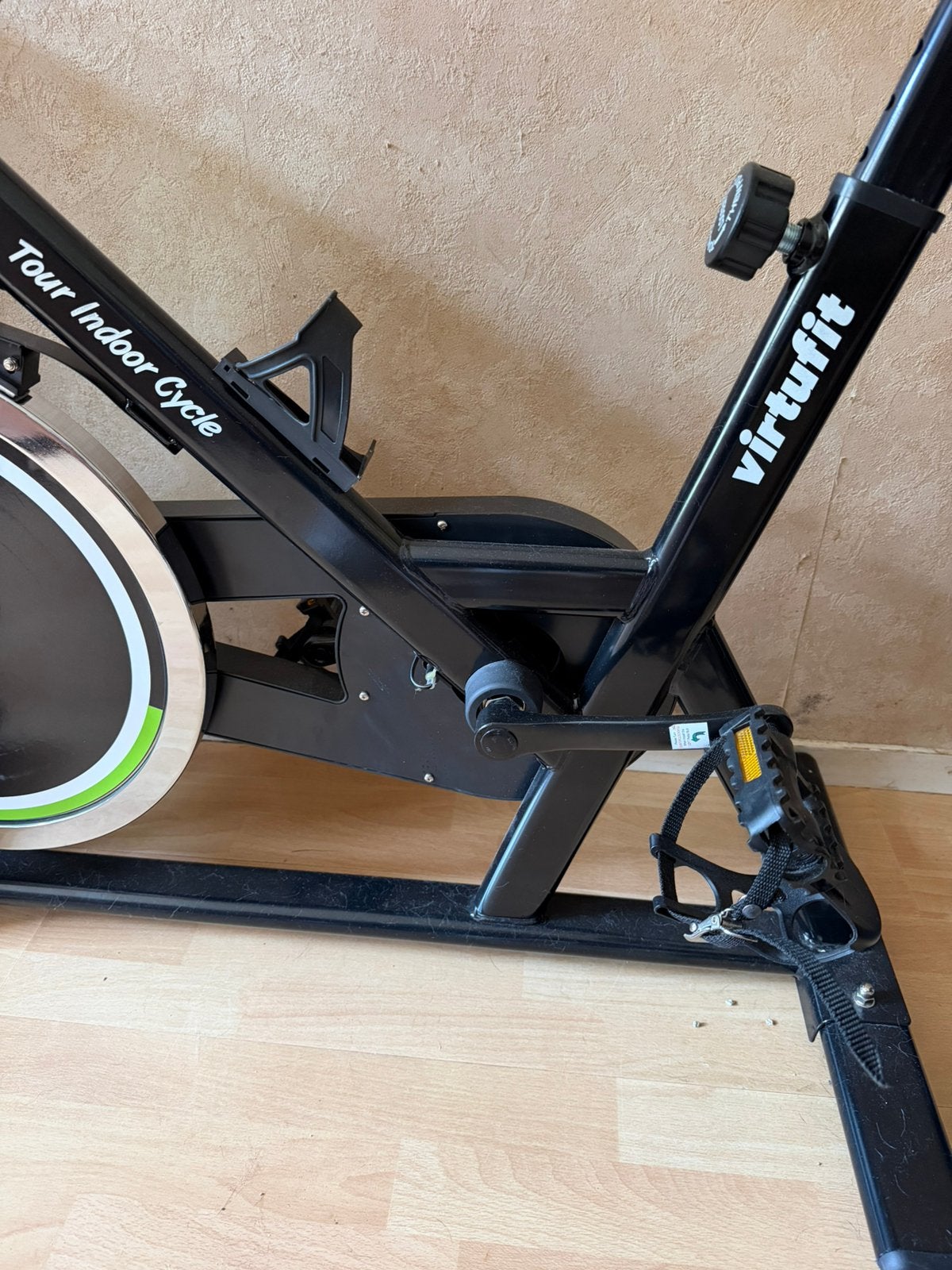 Spinbike, Sport en Fitness, Fitnessapparatuur, Ophalen, Spinningfiets, Aluminium, Zo goed als nieuw