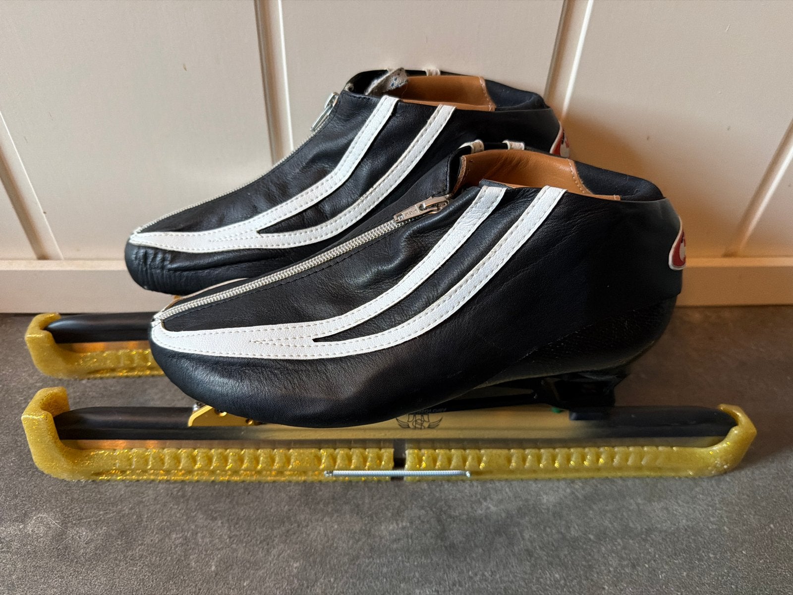 Klapschaatsen maat 41,5 - Zo goed als nieuw, Klapschaats, Zo goed als nieuw, Noren, Ophalen