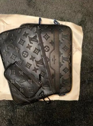 LV messenger bag, Ophalen of Verzenden, Nieuw, Zwart, Leer