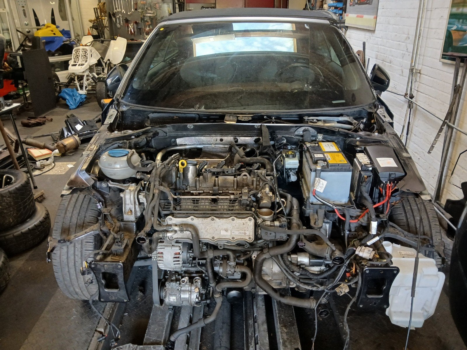 audi a3 cabrio 2014 tfsi project, Ophalen of Verzenden, Benzine