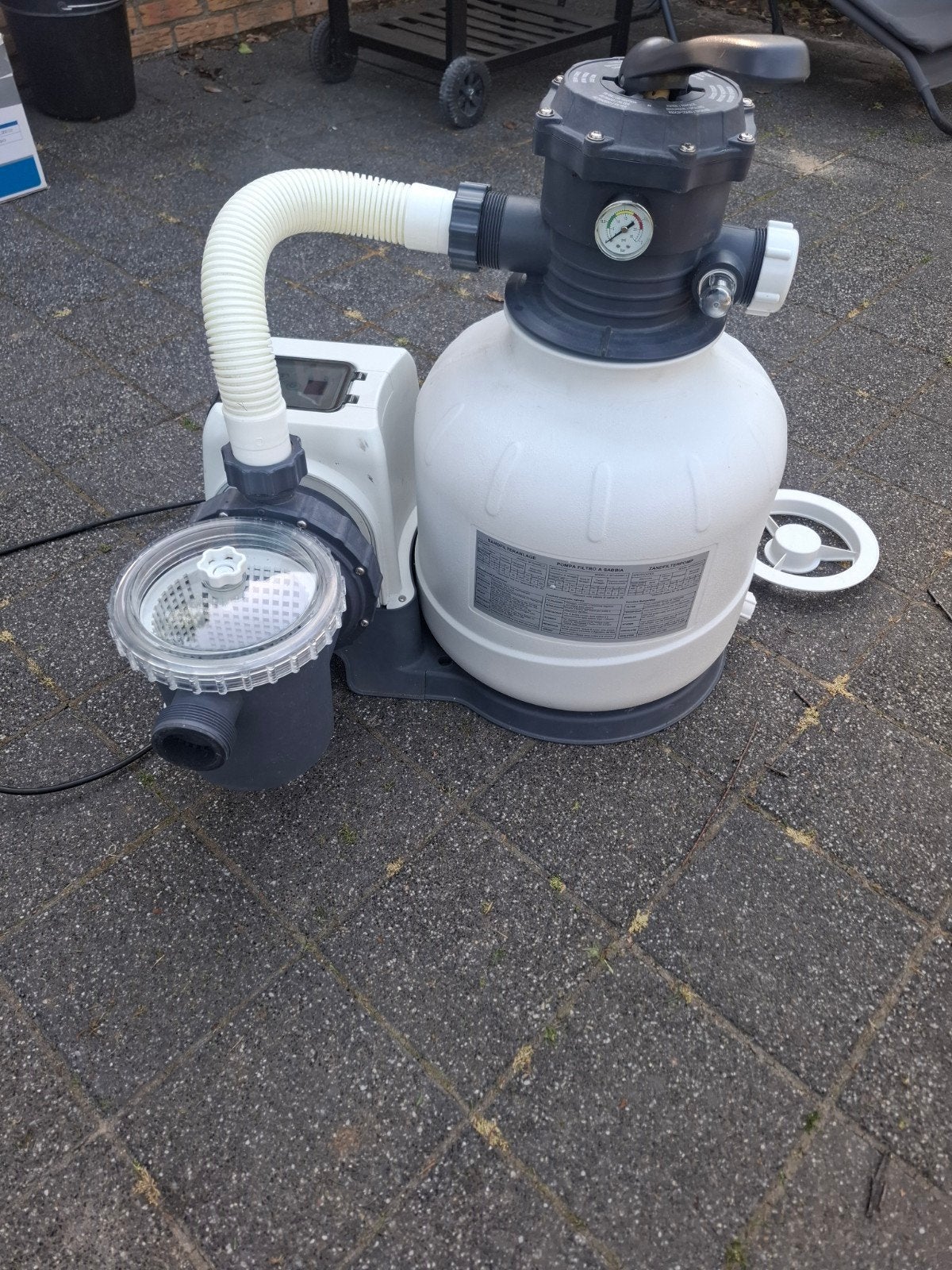 Intex Zandfilterpomp SF7022RC-2 met handleiding, Ophalen, Gebruikt, Zwembadpomp