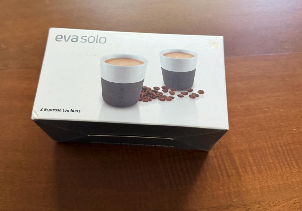 Eva Solo Espresso Tumblers - Set van 2, Overige typen, Nieuw, Ophalen of Verzenden, Zwart