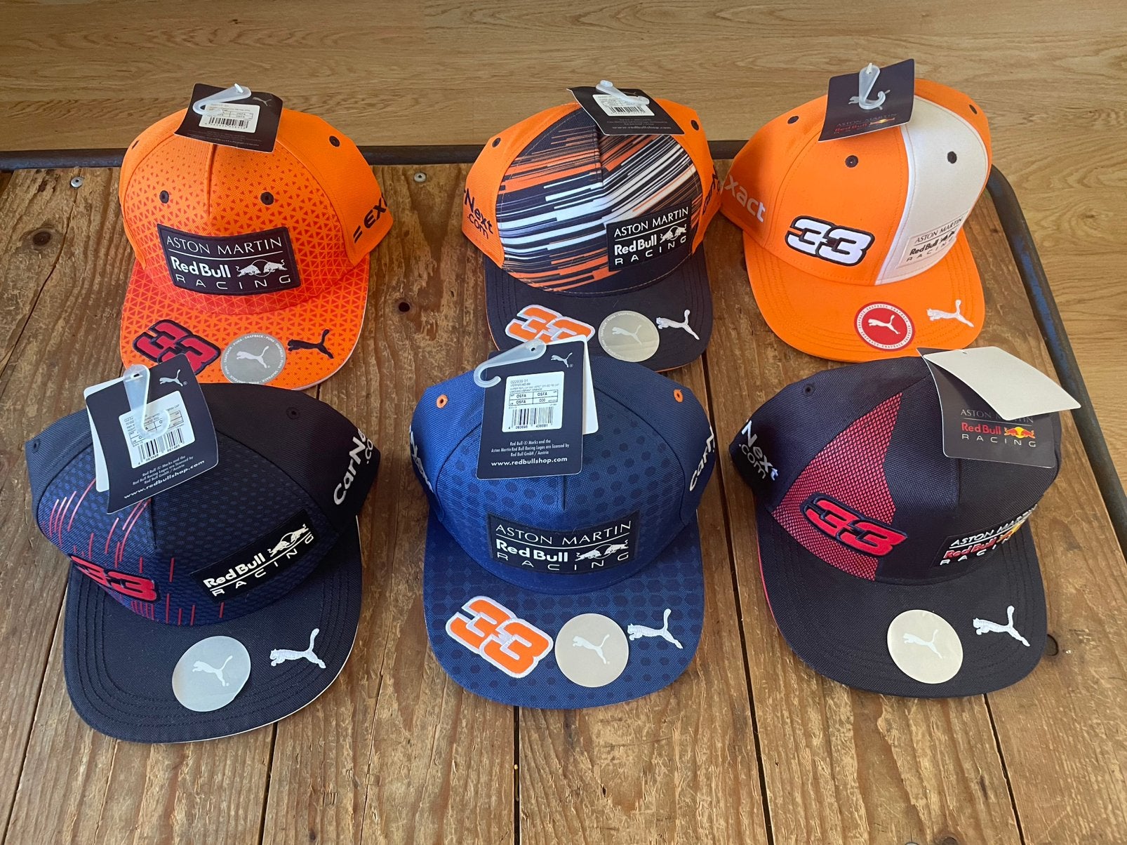 6 x Max Verstappen cap. Nieuw en ongedragen incl labels, Ophalen of Verzenden, Nieuw, One size fits all, Pet