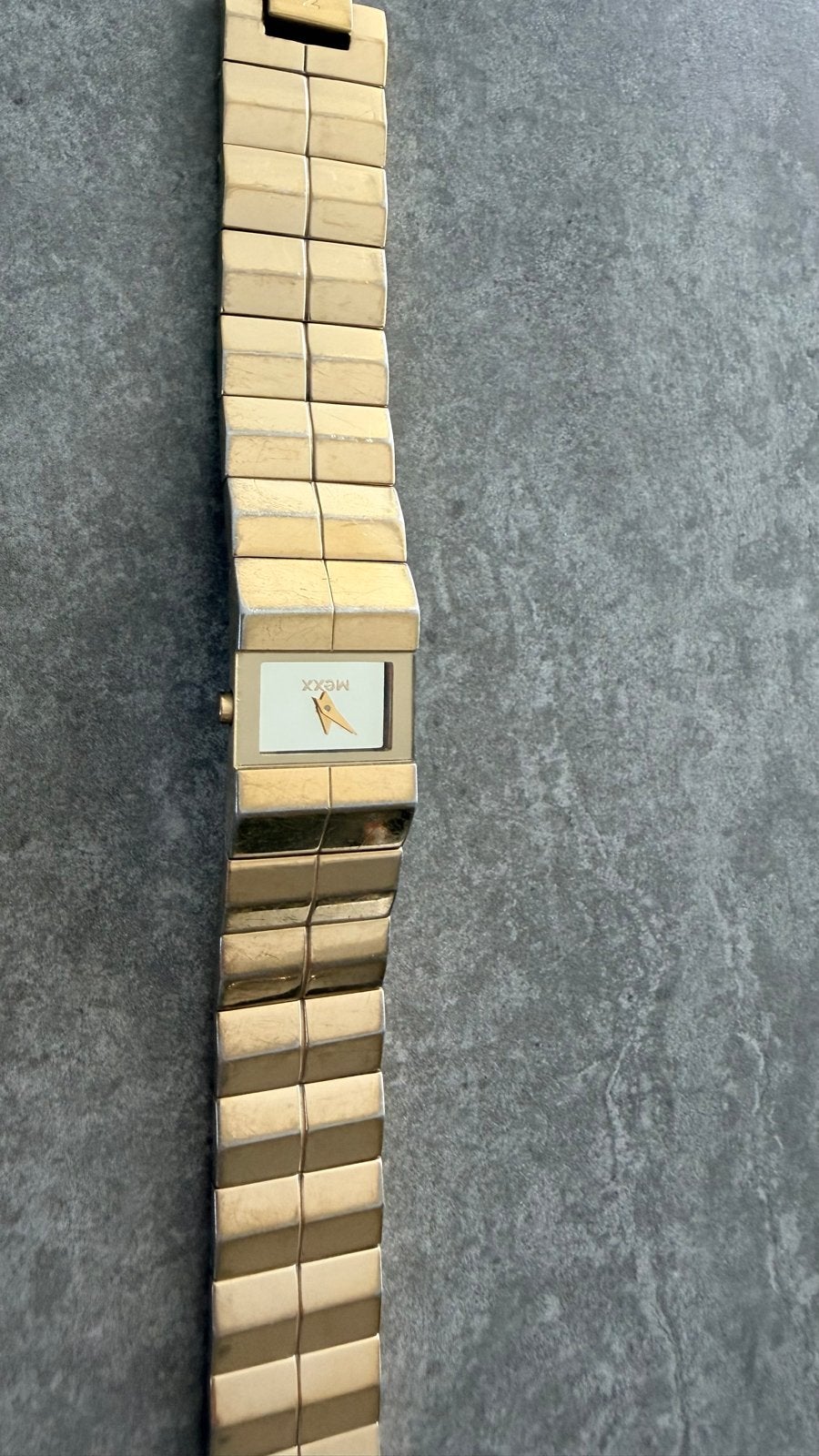 Gouden Mexx horloge, Overige merken, Overige materialen, Gebruikt, Polshorloge