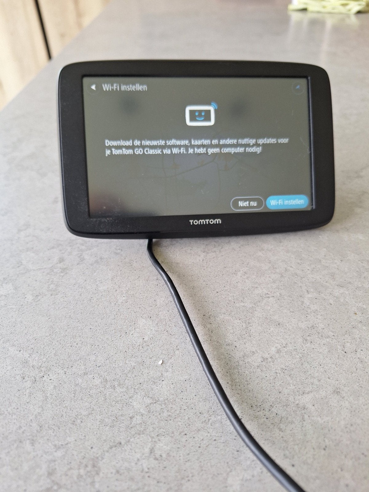 TomTom GO Classic navigatiesysteem, Ophalen of Verzenden, Zo goed als nieuw