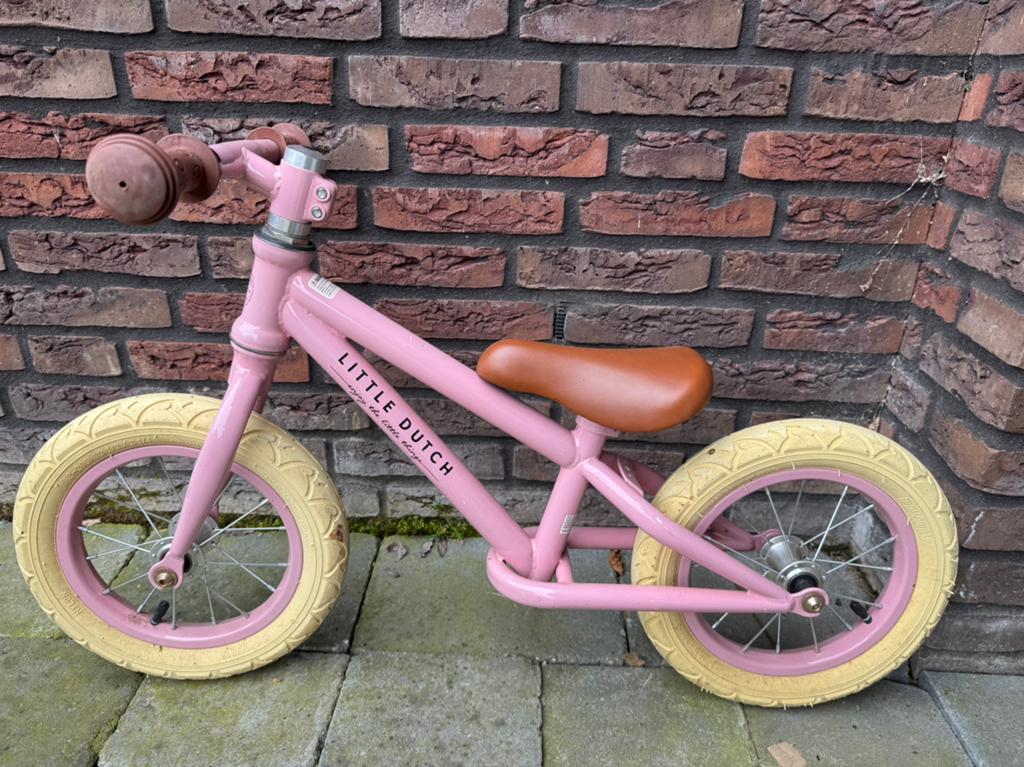 Little dutch loopfiets meisje, Ophalen, Gebruikt, Minder dan 16 inch