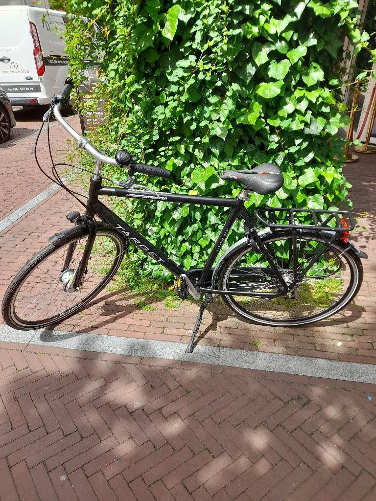 Target Manhattan Herenfiets – Zwart – 3 Versnellingen, Gebruikt, Versnellingen, 57 tot 61 cm, Trommelrem