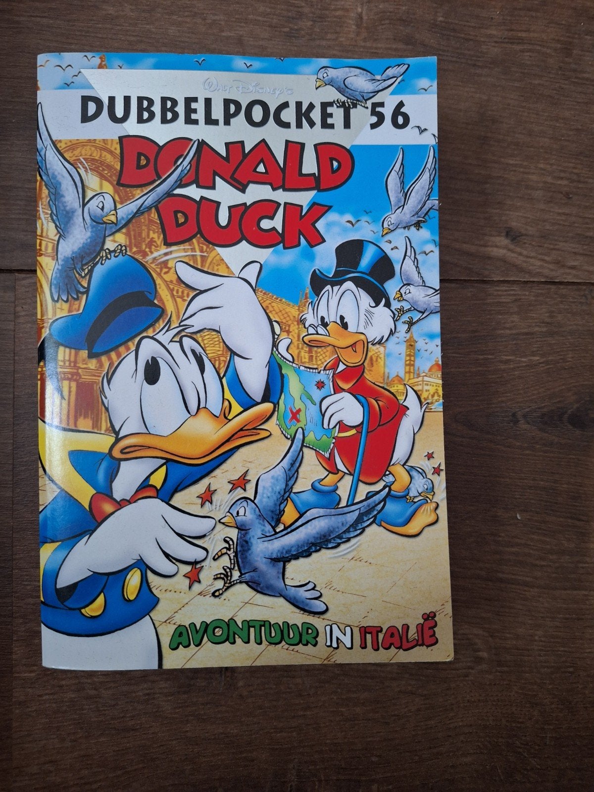 Donald Duck Dubbelpocket 56: Avontuur in Italië, Eén stripboek, Ophalen of Verzenden, Zo goed als nieuw, Donald Duck