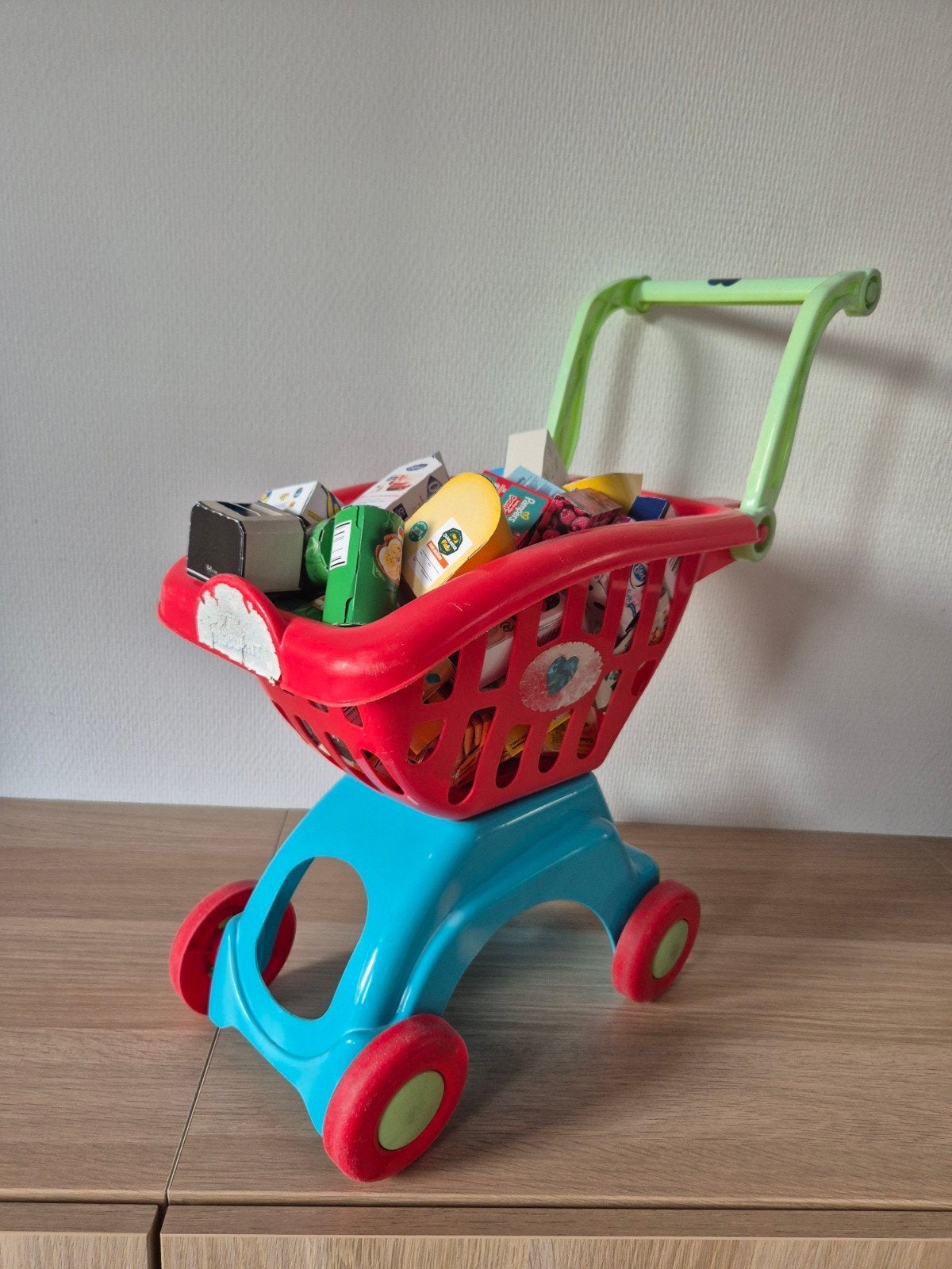 Winkelwagentje kind met boodschappen AH, Ophalen of Verzenden, Zo goed als nieuw, Jongen of Meisje