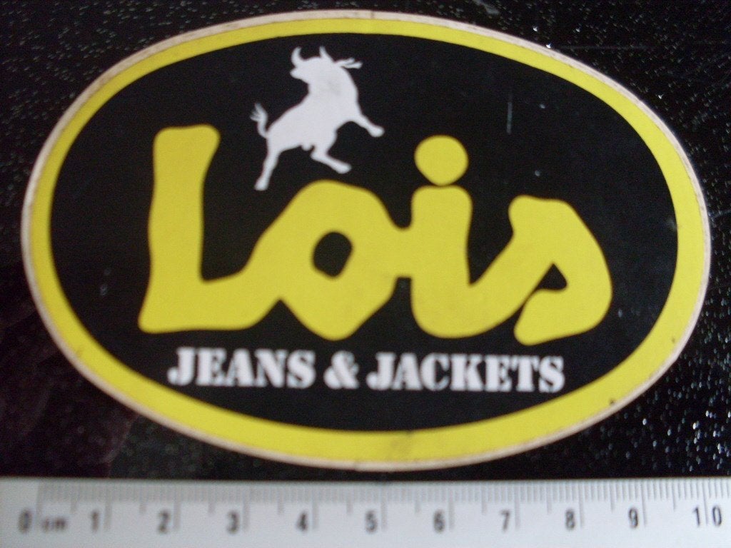 sticker Lois jeans & jackets logo, Verzamelen, Verzenden, Zo goed als nieuw, Merk