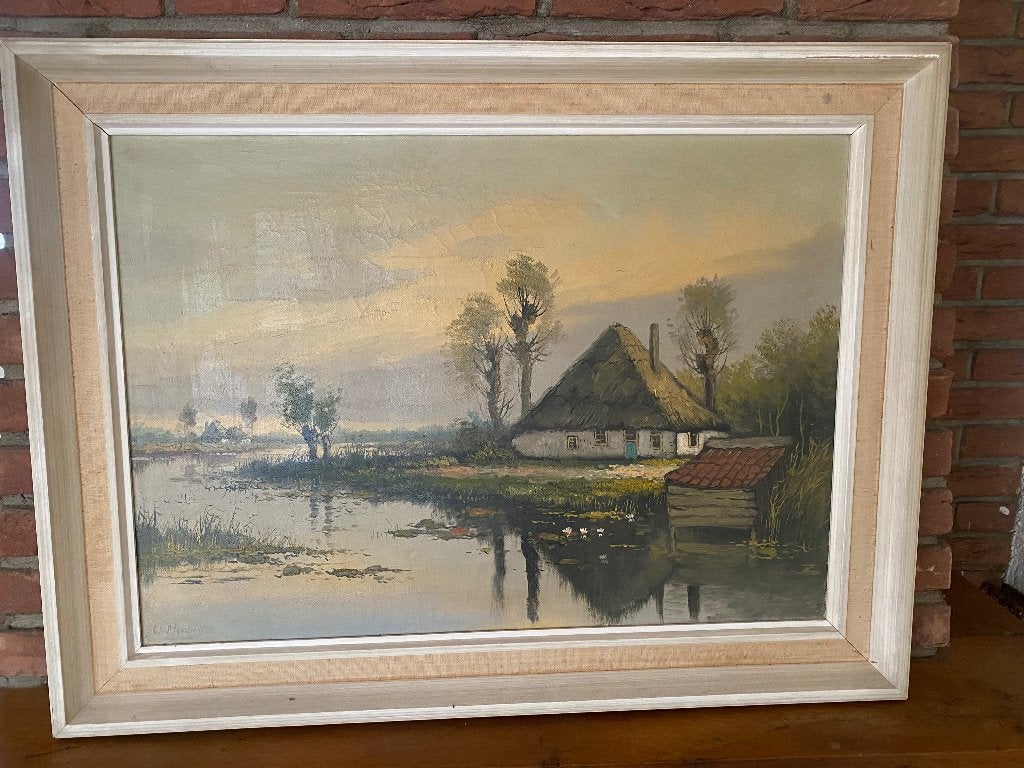 Schilderij Ch. Meeuwissen, Ophalen