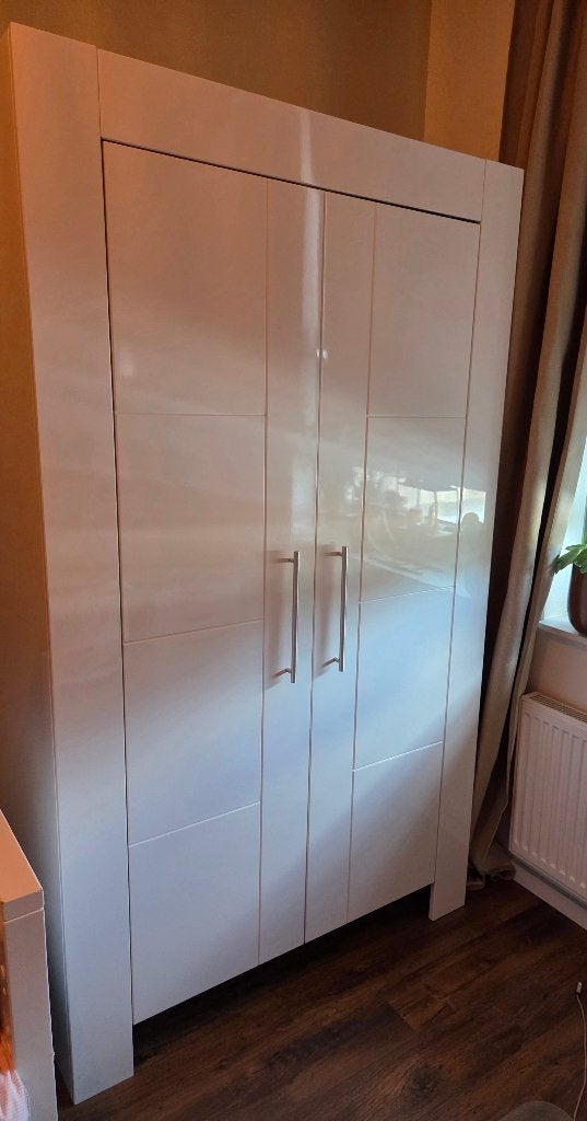 Bopita kledingkast wit hoogglans Manhatten, Kinderen en Baby's, Kinderkamer | Commodes en Kasten, Gebruikt, Kast, 105 cm of meer