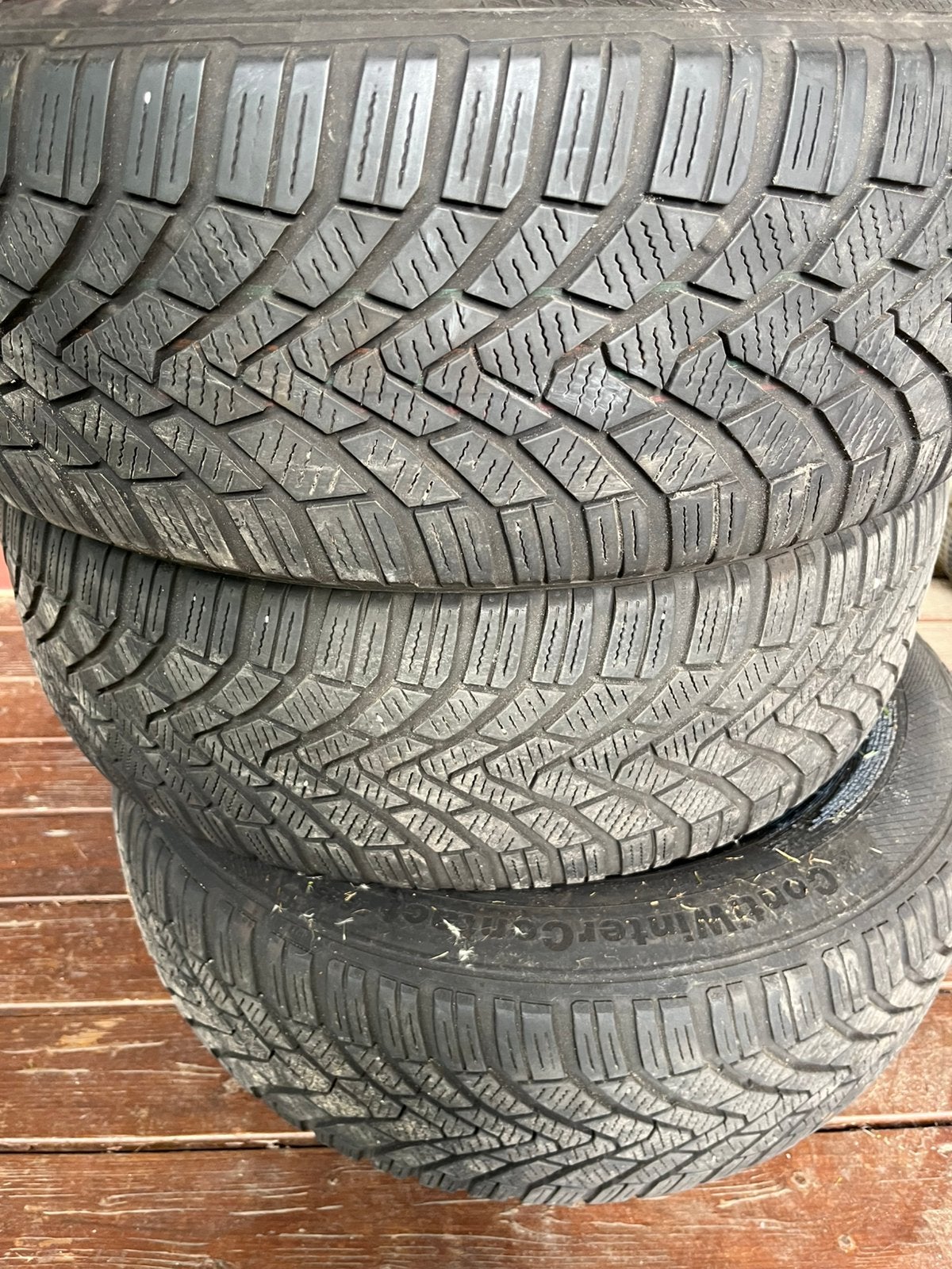 ✅3x voor 20€✅ 205/55 R16 Continental Winterbanden 205 55 16, Ophalen of Verzenden, Gebruikt, BMW