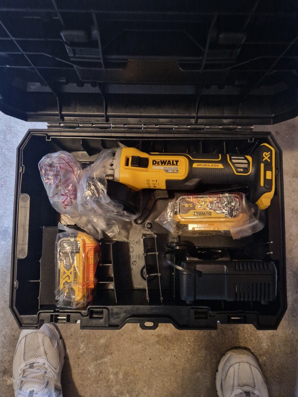 Dewalt 18v slijpmachine, Ophalen of Verzenden, Nieuw, Haakse handslijpmachine